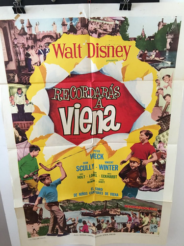 Afiche De Cine Original - Recordaras A Viena