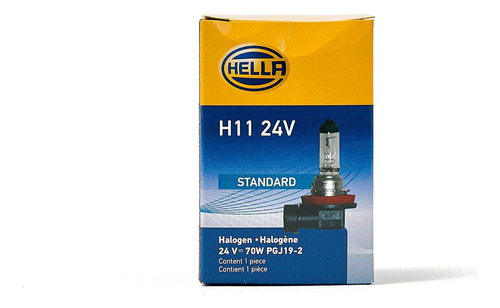 Ampolleta H11 Unidad 24 Volts 70 Watts - Hella