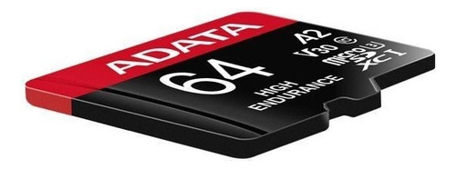Memoria Adata Micro Sd Sdxc 64gb Cl10 V30 A2 High Endurance