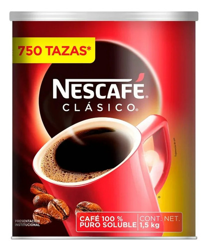 Café Soluble Nescafé Clásico 1.5kg