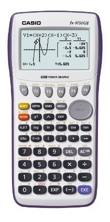 Casio Fx-9750gii Calculadora Gráfica, Blanco