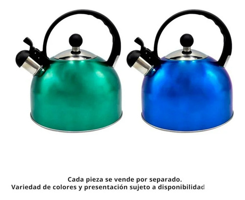 Tetera Mainstays 2.5 L 1pz Colores