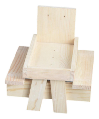 Comedero Para Ardillas, Mesa Colgante Para Pájaros, Madera