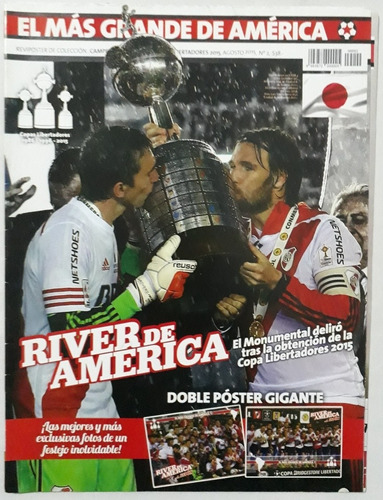 River Campeon De America 2015!! Reviposter Desplegable Fs