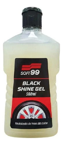 Revitalizador De Pneus Black Shine Gel Soft99 500 Ml