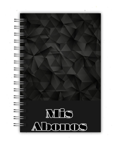 Libreta De Abonos Mod. Black