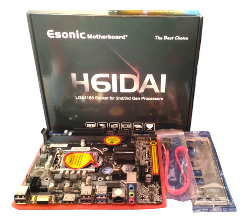 Tarjeta Madre H61 Esonic Socket Intel 1155 Lga Ddr3 Hdmi M.2