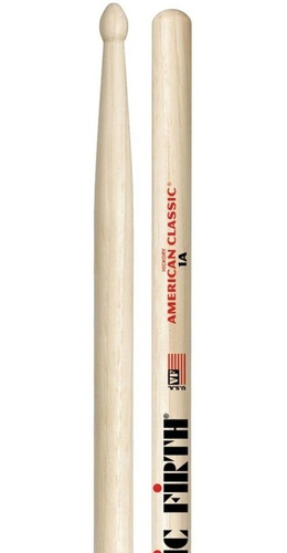 Baquetas Palillos Vic Firth 1a Hickory Punta Madera