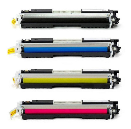 Kit 4 Toner Compativel 126a Ce310a Ce311a Ce312a Ce313a