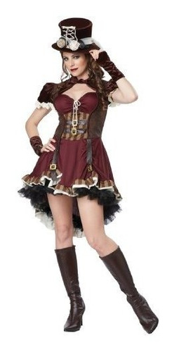 Disfraz Talla Medium Para Mujer Steampunk Halloween