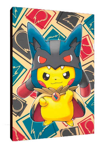 Cuadros Poster Pokemon Pikachu 60x90 (khu 18)