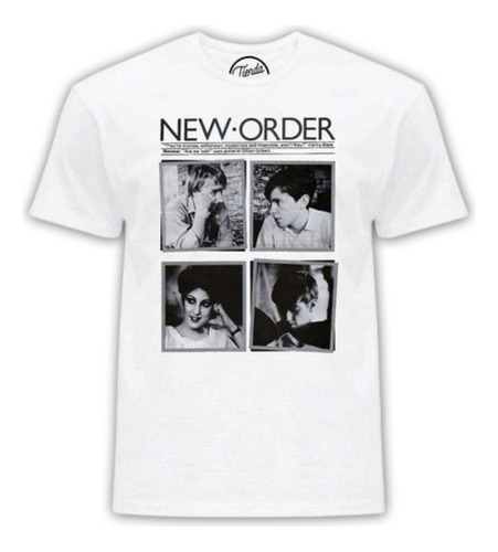 Playera New Order Banda T-shirt