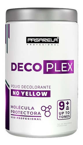 Decolorante Nueve Tonos Decoplex No Yellow Pasarela 300g