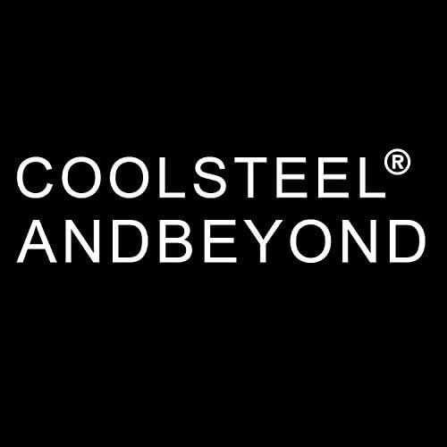 Coolsteelandbeyond Pulsera De Cuero Trenzado Negro Con Dijes