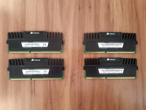 Imagem 2 de 4 de Memórias Corsair Vengeance 4x4gb Ddr3 1600mhz 1.5v 9-9-9-24