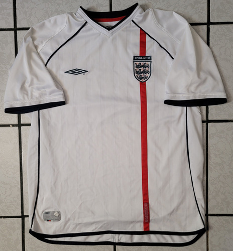 Jersey Selección Inglaterra Umbro Mundial Corea Japon 02 Xl (Usado)