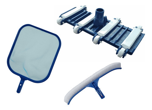 Kit Limpieza Para Alberca - Cepillo - Redes- Barredoras Red Pala 2-barredora Abs-cepillo
