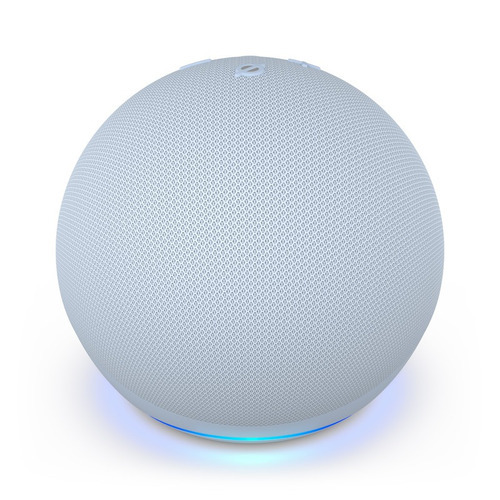 Imagen 4 de 4 de Asistente Virtual Amazon Echo Dot 5ta Gen Con Reloj Azul