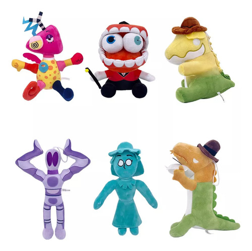 Increíble Peluche Digital Circus Jelly Man Magician, 6 Unida