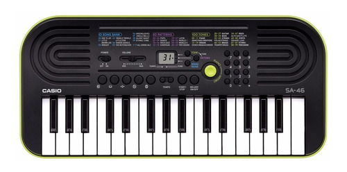 Teclado Casio Sa46 P/ Niños 32 Teclas Auriculares Infantil