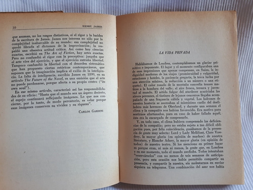 Imagen 8 de 8 de La Vida Privada Y Otros Relatos Henry James Librerias Fausto