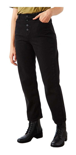 Pantalon Jean Mujer Wanama Kurt Paul Colors Recto Negro