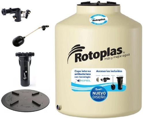 Tanque De Agua 1100 Lts Tricapa Rotoplas +filtro+flot +envio