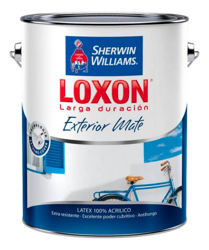 Loxon Pintura Latex Exterior Rojo Teja X 4lts Sherwin | Gran