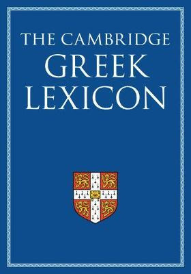 Libro The Cambridge Greek Lexicon 2 Volume Hardback Set -...