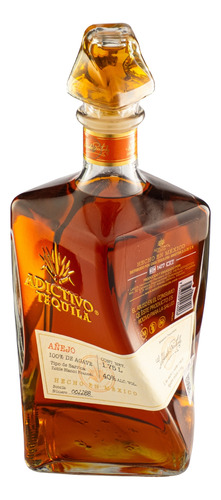 Tequila Adictivo Añejo 100% Agave 1750 Ml