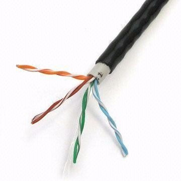 Imagen 2 de 3 de Cable Utp Intemperie Cat6 Bobina Exterior 100 Mts Doble