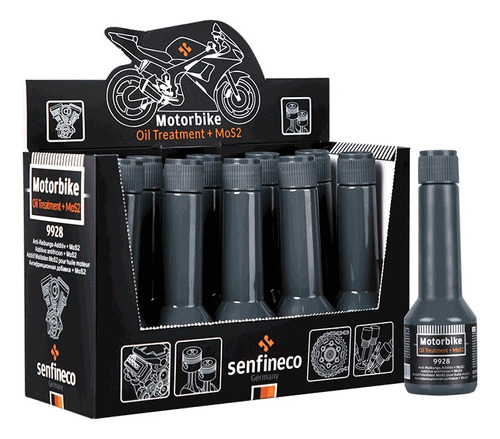 Senfineco (9928) Motorbike Oil Treatment + Mos2 (60ml)