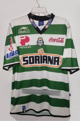 Jersey Santos Laguna Local Atletica Año 2002-2003 Talla Xl