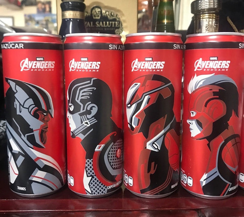 Coca Cola Lata, Avengers End Game, 2019, 335 Ml.