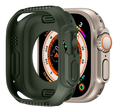 Funda Protector Para Apple Watch Ultra 49mm Carcasa 360 Fina