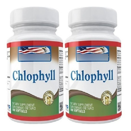 2  Chlophyll 100mg 100 Softgels - Unidad a $1030