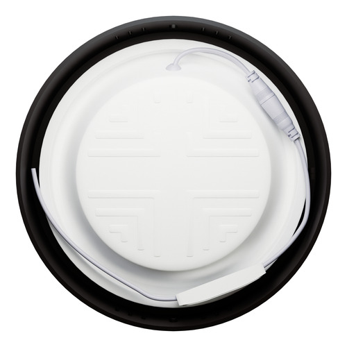 Plafon Led Sobreponer Negro Redondo 18w Black+decker Cálido