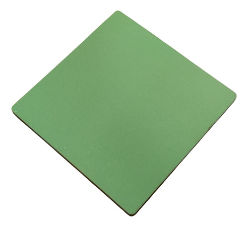 Placa Chapa Mdf 3mm Colorido 2 Faces 45 X 30 Cm Verde Bebe