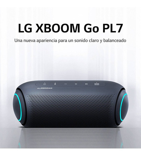 Parlante Bluetooth Portátil Xboom Pl7 Go Negro