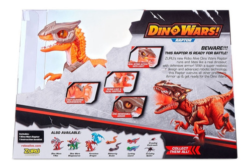 Dinosaurio Robo Alive Raptor Con Luz - Vamos A Jugar