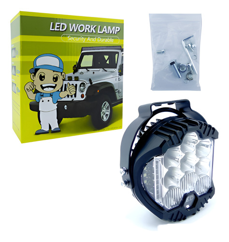 Foco Led Delantero Para Auto O Camion 12 / 24 Volt