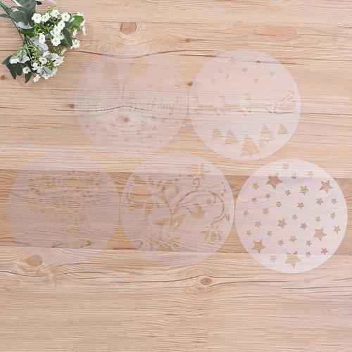 Alta Calidad 5pcs Hueco Moldes De Pastel Decoración De