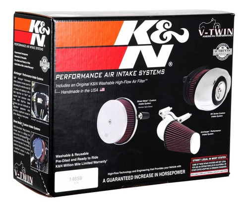 Filtro De Aire Alto Flujo K&n Hd Xl883c Sportster Cus 883 07