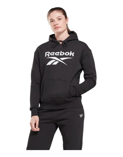 Buzo Reebok Ri Bi Fleece Hoodie Mujer Con Capucha Training