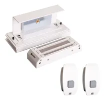 Comprar Fechadura Eletromag Porta Vidro  De Correr+2 Botoeiras C Fio