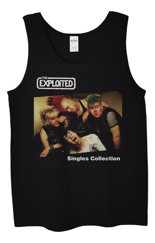 Polera Musculosa The Exploited The Singles  Punk Abominatron