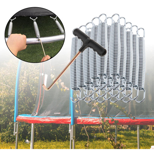 Resortes De Trampolín De 20 Piezas Con Herramienta De 16cm