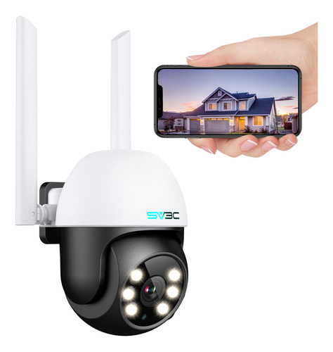 Sv3c Ptz Security Camera Outdoor, Pan Tilt Dome Wifi Ip Cam.