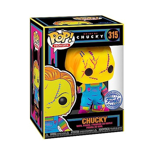 ¡la Novia De Chucky Black Light Pop  Figura De Vinilo ...