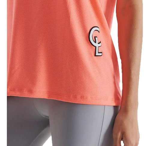 Imagen 2 de 2 de Class Life Remera Lifestyle Mujer Return Coral Ras